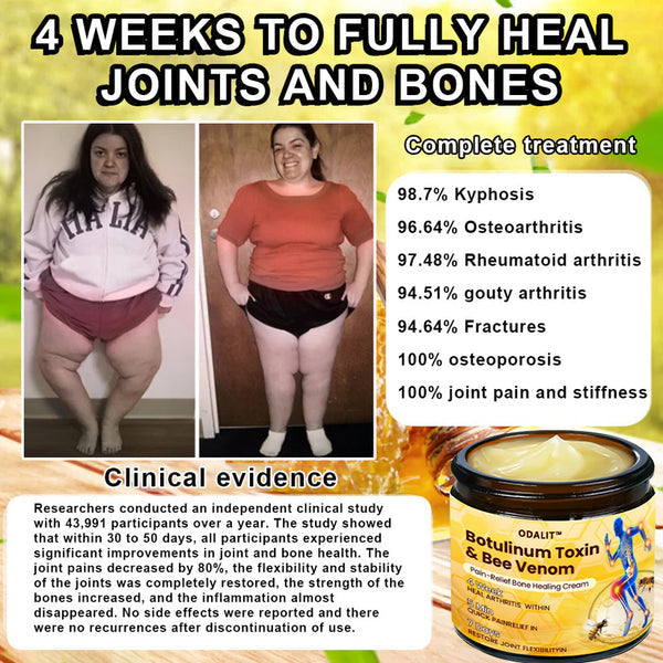 🎁Flash Sale - DENTORA WHITE™ Botulinum Toxin & Bee Venom Pain-Relief Bone Healing Cream🐝💎