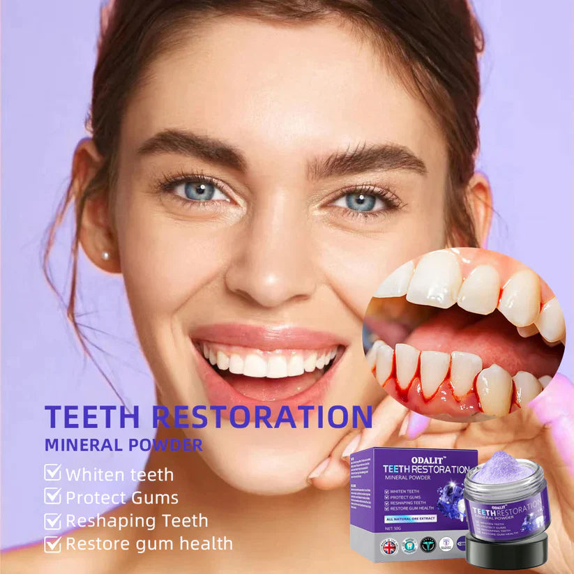 DENTORA WHITE™ Teeth Restoration Mineral Powder🦷(TGA recommended)